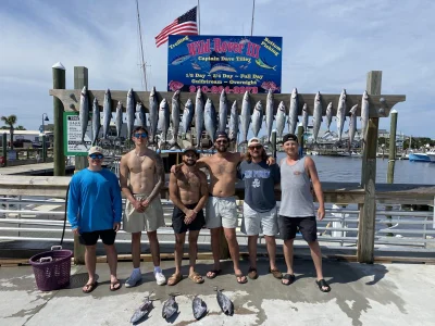 2025 King Mackerel – Full Day Trip – Carolina Beach – Wild Rover III