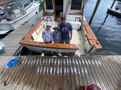 2025 Spanish Mackerel – Half Day Trip – Carolina Beach – Wild Rover III